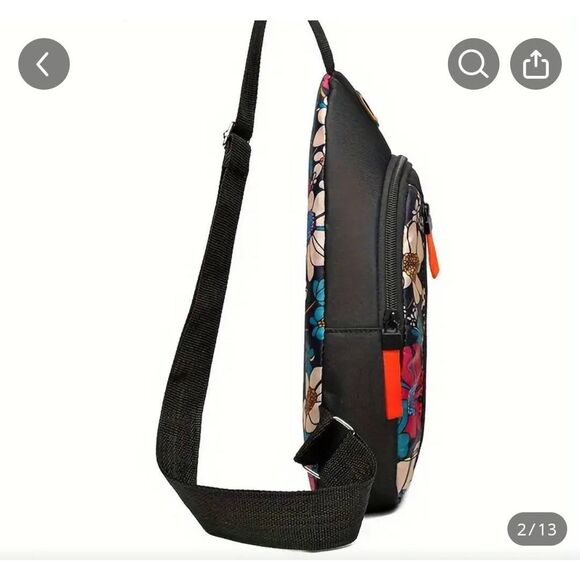 Unisex Water resistant crossbody and cow wallet - Picture 2 of 7